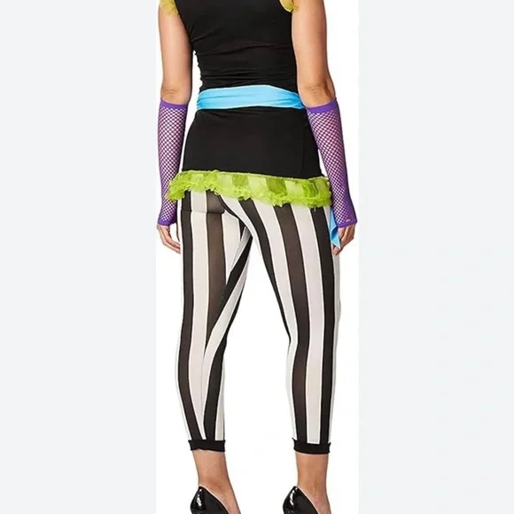 # 0758+ Rubies 80s Rocker Chick Costume with Black and Purple Accents - Picture 7 of 7